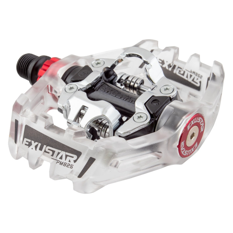 Exustar MTB Pedal Double Clipless with Clear Platform