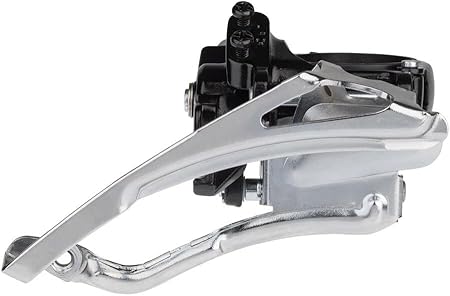 microSHIFT Mezzo Trekking FD - 7/8-Speed Triple 48/38/28t Band, Black/Silver
