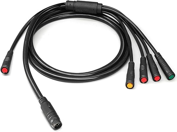 eBike Wiring Harness, 1 to 5 plugs