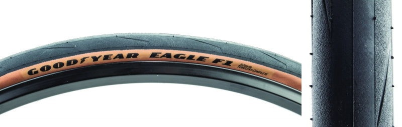 Goodyear Eagle F1 700x32c Black/Skinwall Tubeless Compatible