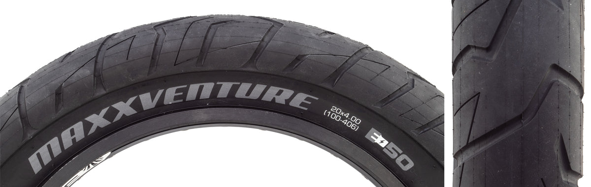 Maxxis MaxxVenture Tire 20x4.0 Black Wire E50 Rated