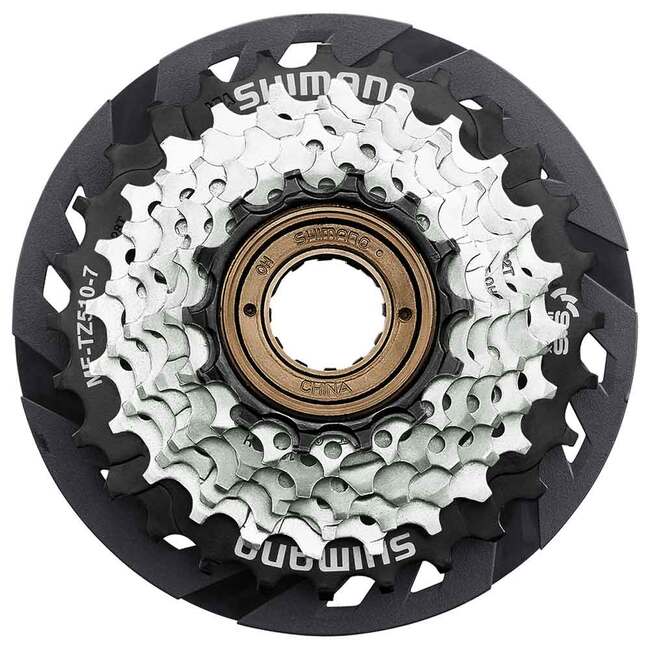 Shimano FREEWHEEL, 7SPD 14-28T, MF-TZ510, 14-16-18-20-22-24-28T, W/SPOKE PROTECTOR