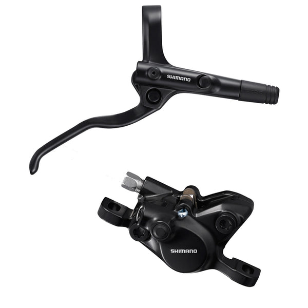 DISC BRAKE ASSEMBLED SET, BL-MT200(R), BR-MT200(R), BLACK, W/O ADAPTER, RESIN PAD (W/O FIN), SM-BH59-SS 1700 MM BLACK
