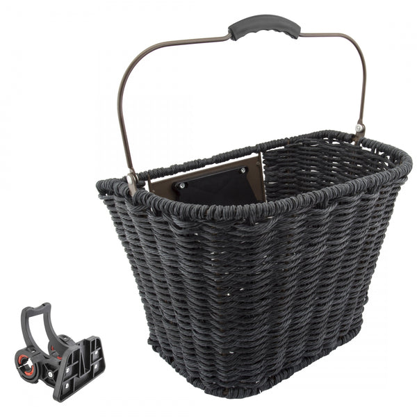 Sunlite Synthetic Wicker QR Basket Brown