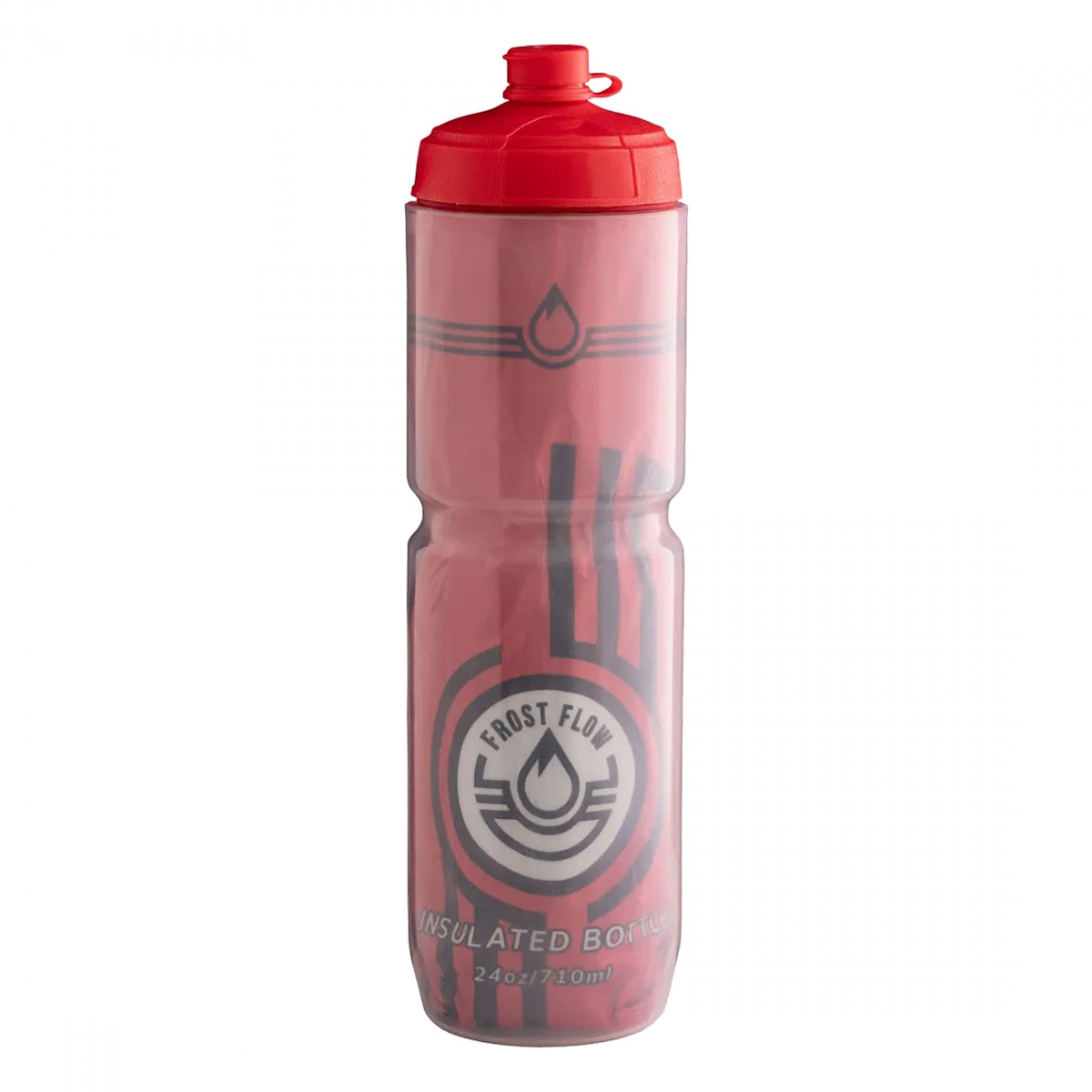 Frost Flow Insulated Bottle 24 oz Zoom Zebra Red
