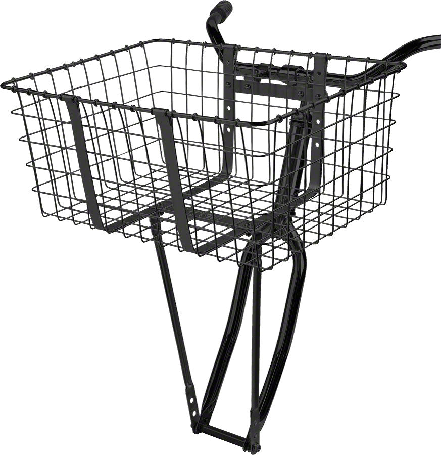 Wald 157 Front Giant Delivery Basket: Gloss Black