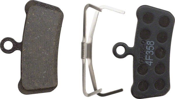 SRAM Disc Brake Pads - Organic Compound, Steel Backed, Powerful, For Trail, Guide, and G2