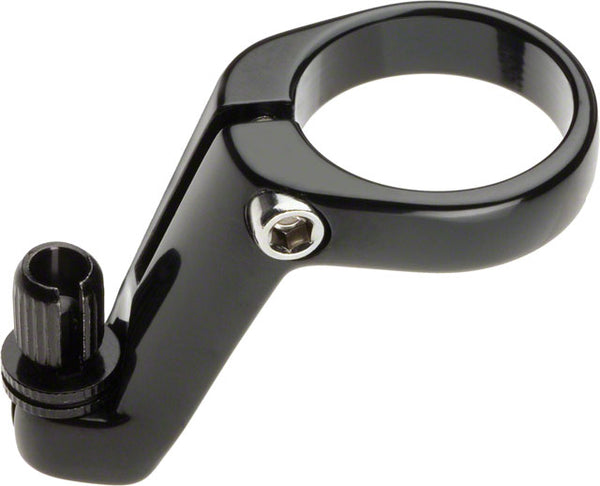 Tektro Front Cable Hanger with Adjusting Barrel 1-1/8, Black