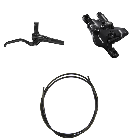 SHIMANO Hydraulic Disc Brake Kit BRMT410KTBLUR405 Left /Front Resin without fin Without adapter 1000 (black)