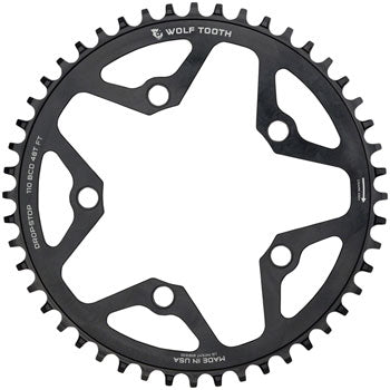 Wolf Tooth 110 BCD Cyclocross and Road Chainring - 48t, 110 BCD, 5-Bolt