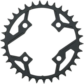 Full Speed Ahead Gamma Pro Mega Tooth Chainring - 34t, 82 BCD, Steel, 1 x 11-Speed, Black