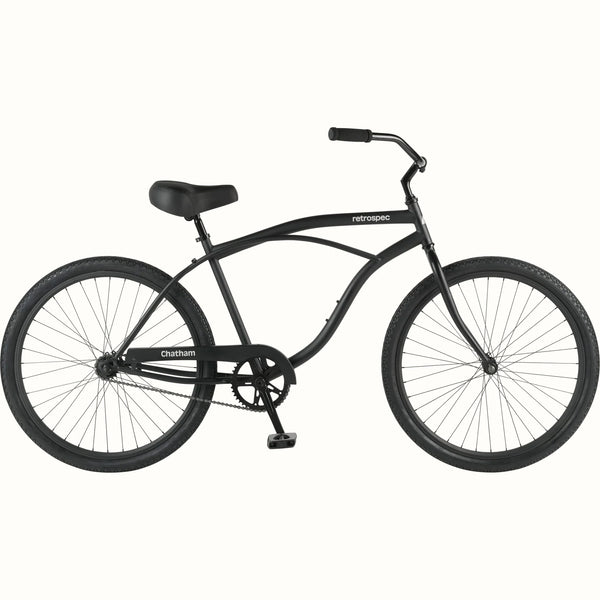 Retrospec Chatham Single Speed Cruiser Matte Black