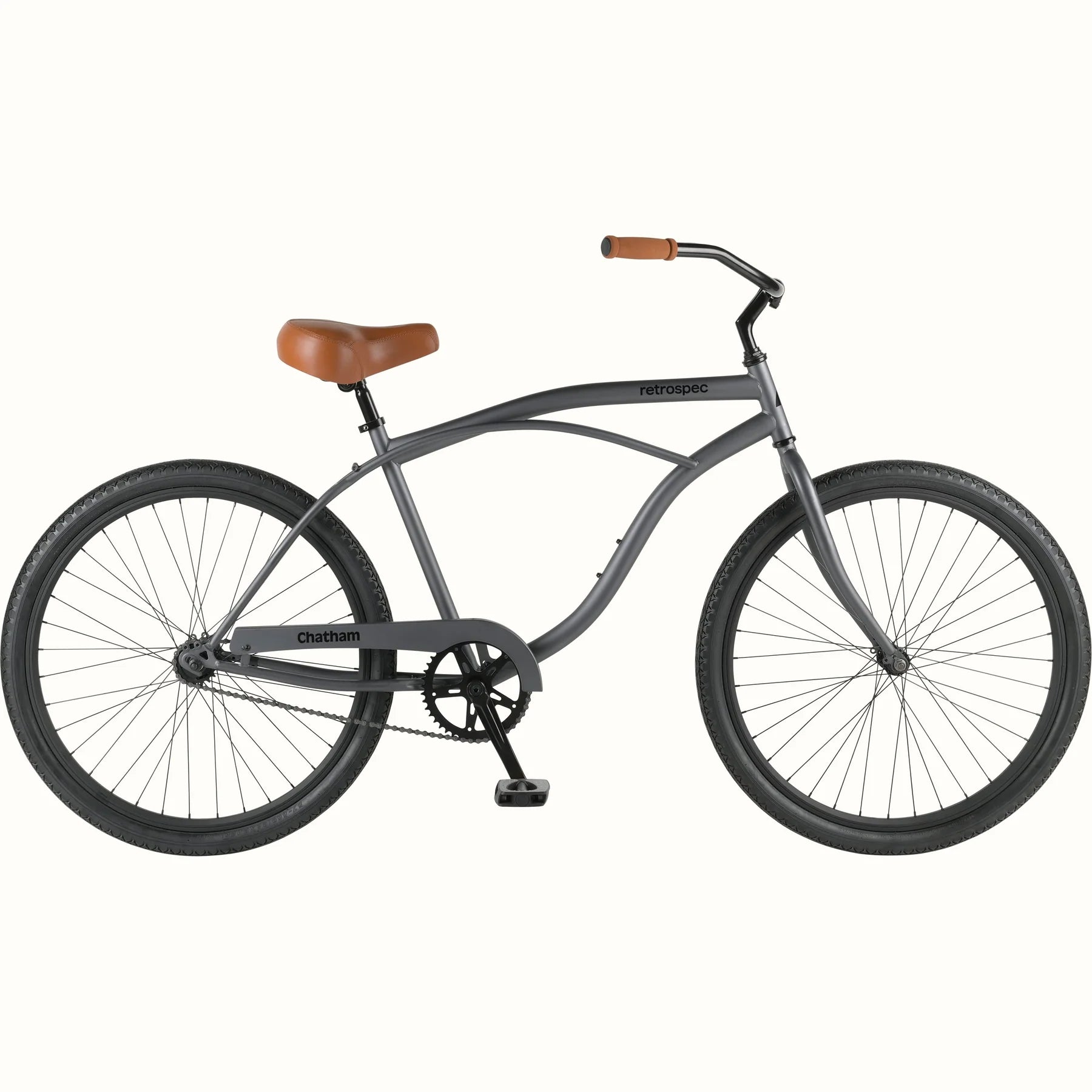 Retrospec Chatham Single Speed Cruiser Matte Graphite