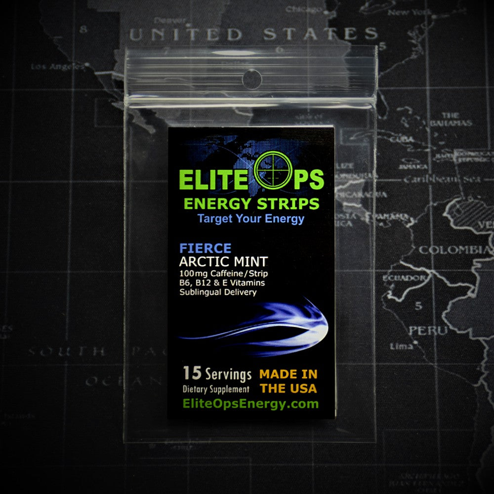 EliteOps Caffeine Energy Strips, 15ct Pocket Pack