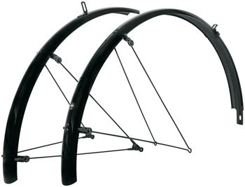 SKS B45 Bluemels Full Coverage Fender Set - 45mm, 700 x 28-37, Black