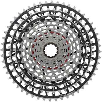 SRAM XX SL Eagle T-Type XS-1299 Cassette - 12-Speed, 10-52t, For XD Driver, Silver/Black