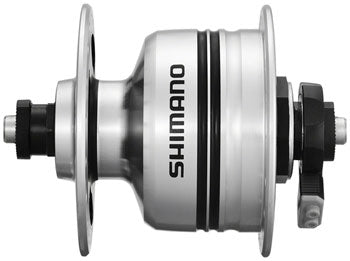 Shimano LX Dynamo DH-T660-3N Front Hub - QR x 100mm, Rim Brake, Silver, 32H