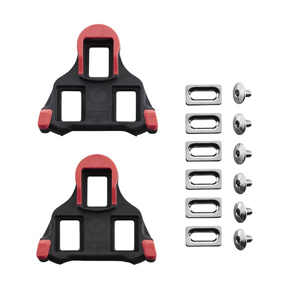 Shimano SPD-SL SM-SH10 Cleat Set Red