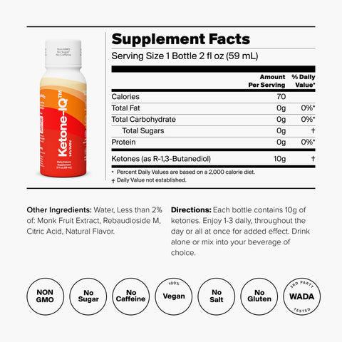 Ketone-IQ® Shots Individual Bottle