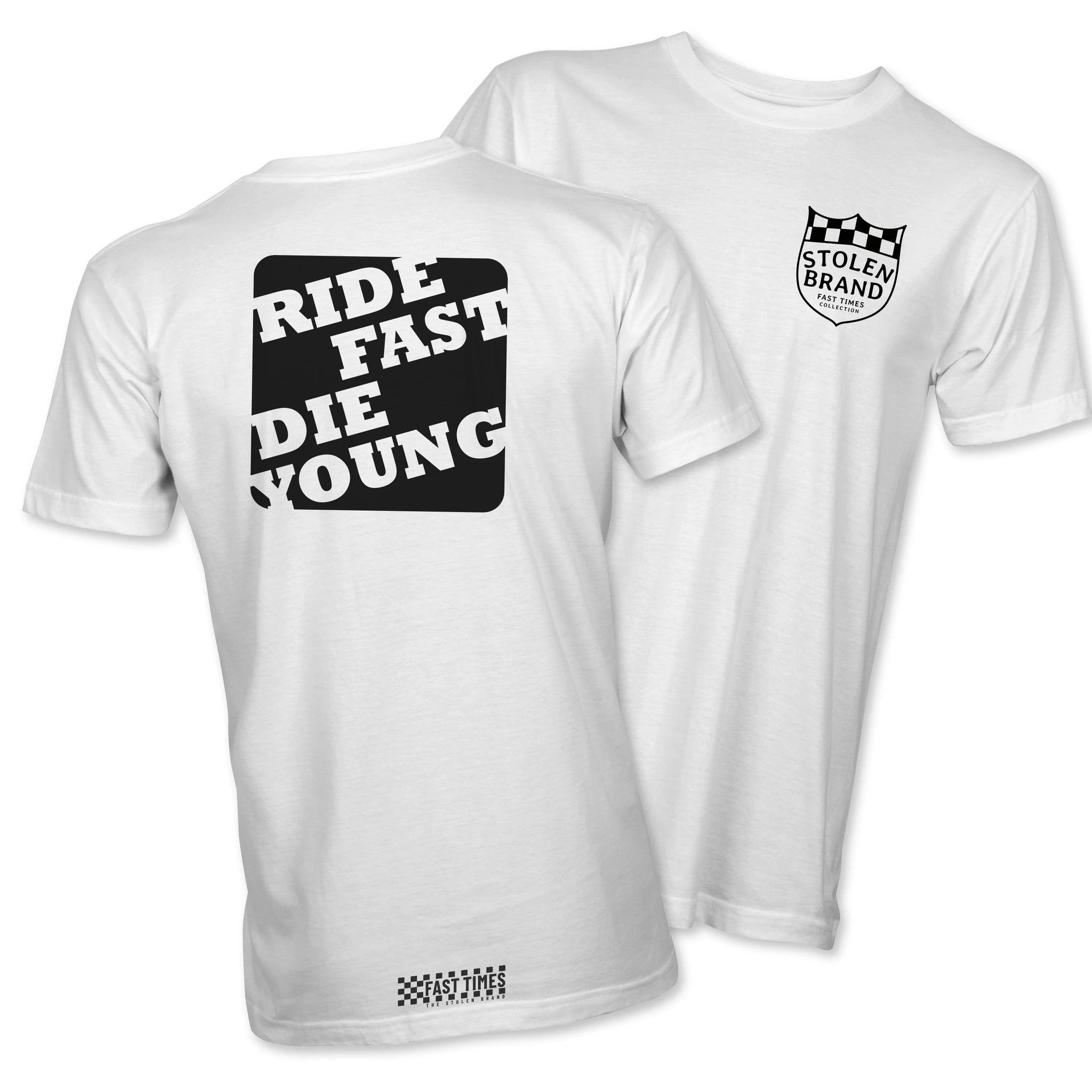 FAST-TIMES COLLECTION RIDE FAST DIE YOUNG TEE