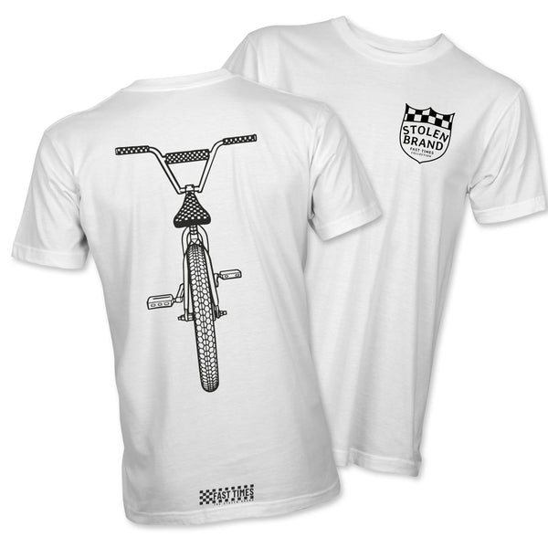 FAST-TIMES COLLECTION FAST BIKE WHITE TEE