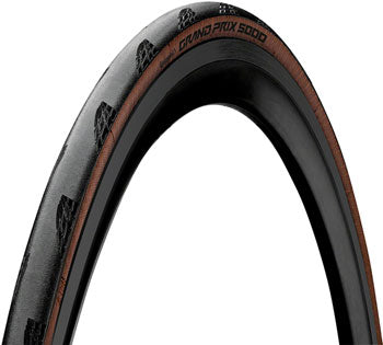 Continental Grand Prix 5000 Tire - 700 x 28, Clincher, Folding, Black/Transparent, BlackChili, Vectran Breaker, LazerGrip, ACT