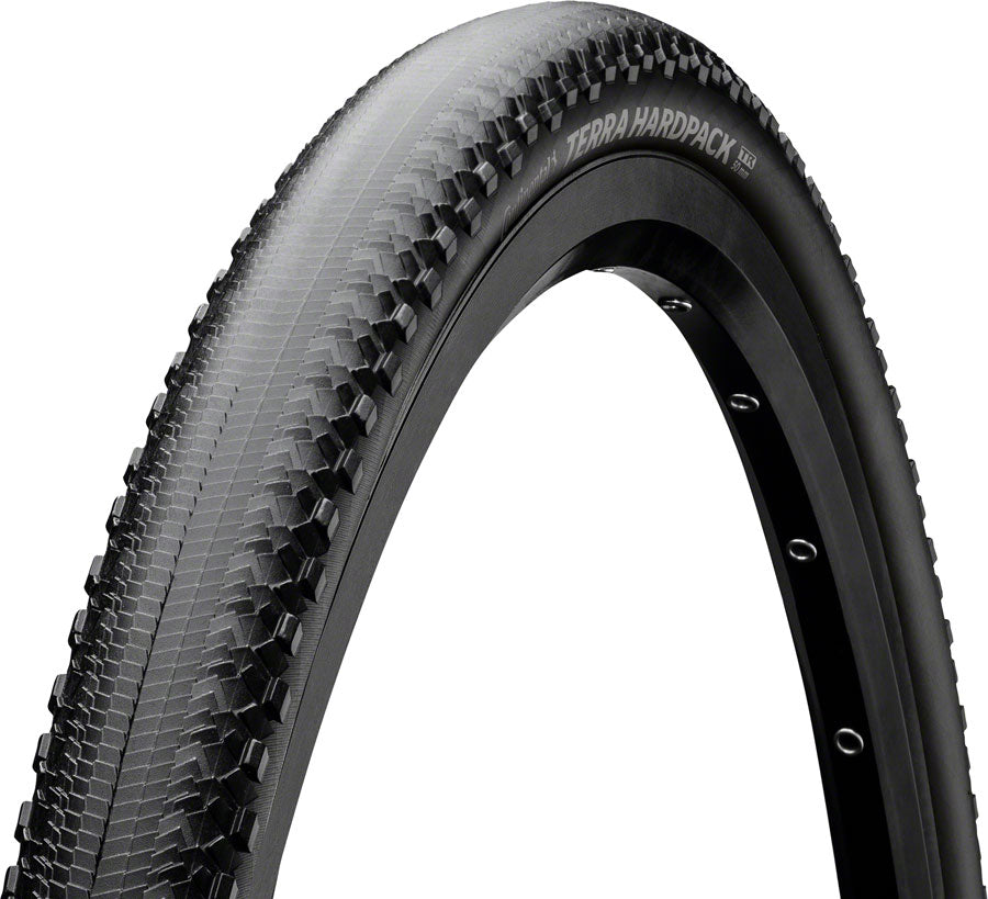 Continental Terra Hardpack, 650b x 50, TL, Fold, Black, PureGrip, ShieldWall System