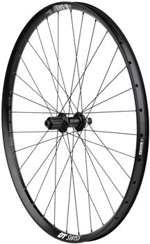 Wheel: Rear Deore M610/DT E593 29", 12 x 142mm, Center-Lock, HG 10, Black, 32H