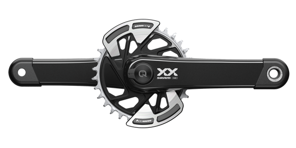 SRAM XX Eagle T-Type AXS Power Meter Wide Crankset - 175mm, 12-Spd, 32t Chainring, DM Thread Mount, PM Spider, DUB Spindle Interface, Blk