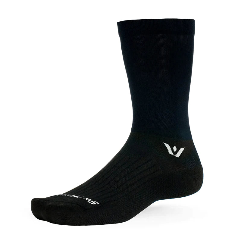 Swiftwick Aspire Ultra Thin Crew Firm Compression Cycling Socks