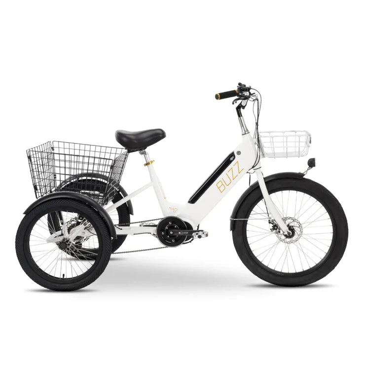 BUZZ Cerana 24" E-Trike White