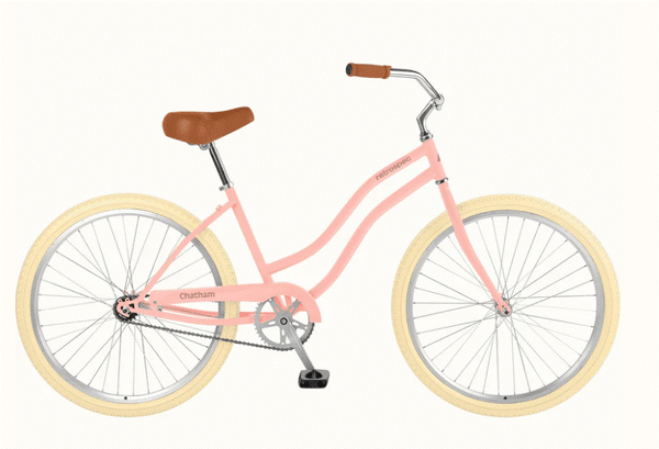 Retrospec Chatham Single Speed Cruiser Step Thru Blush