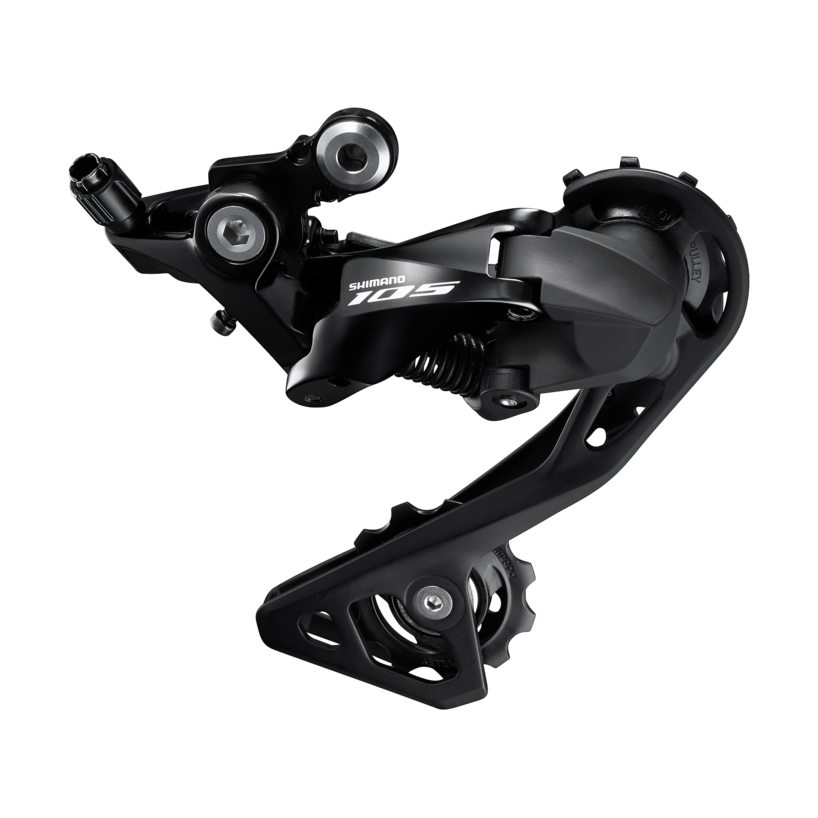 Shimano Rear Derailleur, RD-R7000, 105, GS 11-SPEED, Top Normal Shadow Design, Direct Attachment, Black