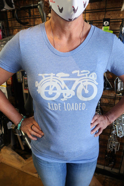 "Ride Loaded" American Apparel USA-Made Tri-Blend T-shirt