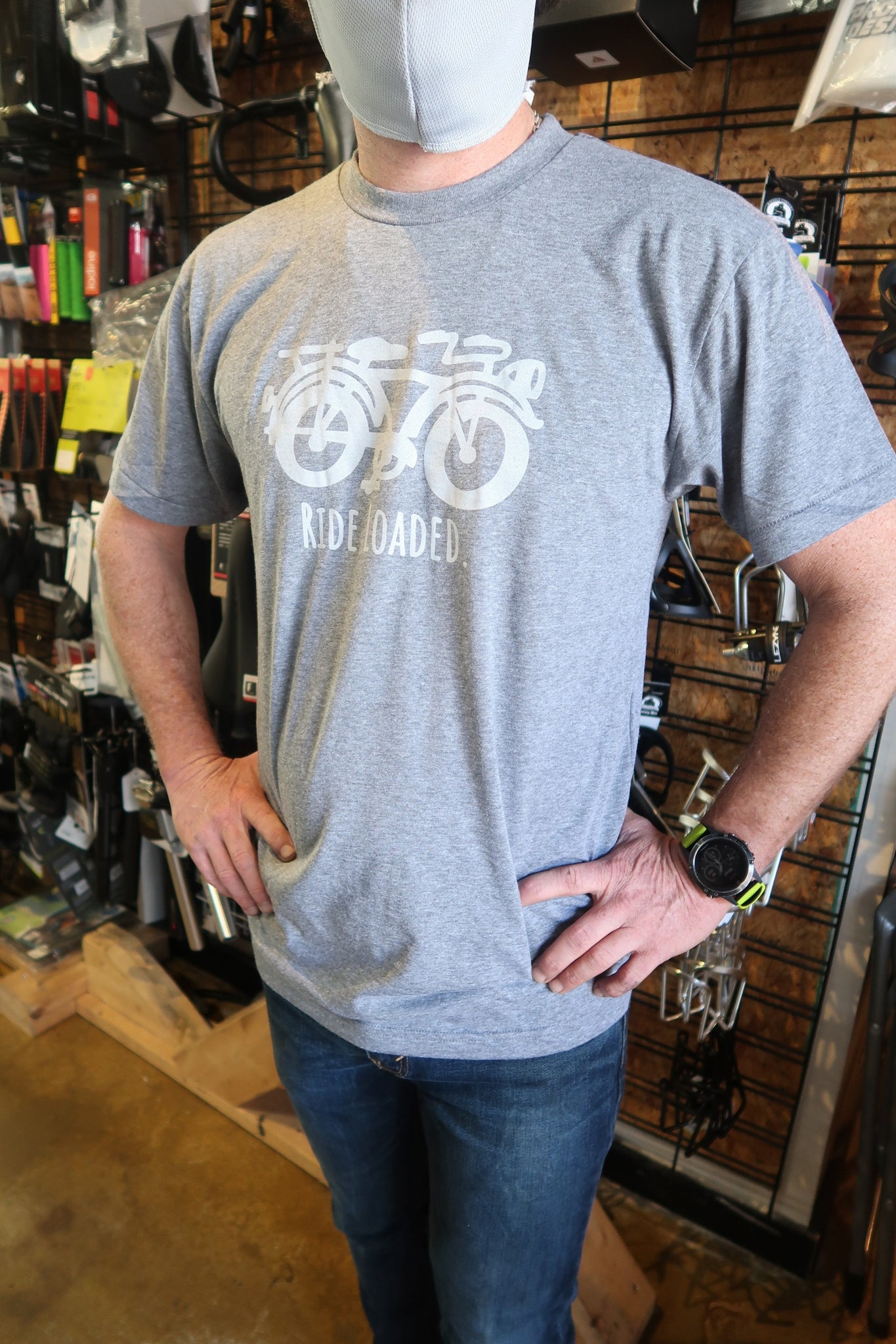 "Ride Loaded" American Apparel USA-Made Tri-Blend T-shirt