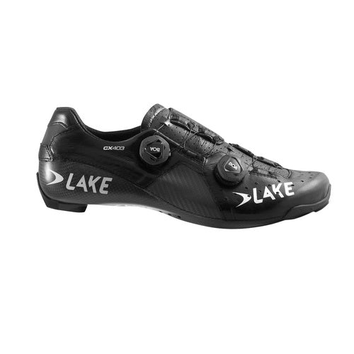 Lake CX403 Road Shoes Black/Silver
