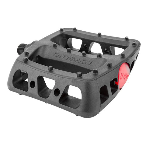 Odyssey Twisted PC Pedals - Platform, Composite/Plastic, 9/16", Black