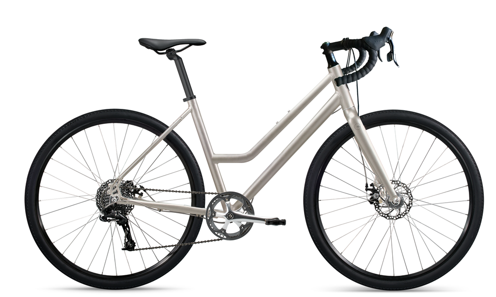 Roll A:1 Adventure, Step Thru, Small, Matte Silver Titanium