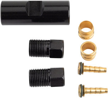 TRP HY1.0 Disc Brake Small Parts - For 5.5mm, Coupler, Compression Ferrules, Brass Inserts with O-Ring, and Hose Retainer