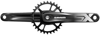SRAM SX Eagle Boost 148 Crankset 12-Speed, 32t, Direct Mount, Power Spline Spindle Interface, Black, A1
