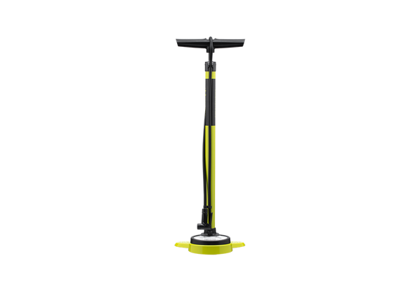 Cannondale Essential Floor Pump, Highlighter Yellow