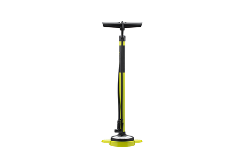 Cannondale Essential Floor Pump, Highlighter Yellow