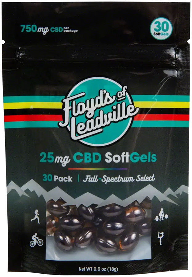 Floyd's of Leadville CBD Softgel: Full Spectrum, 25mg, Qty 30