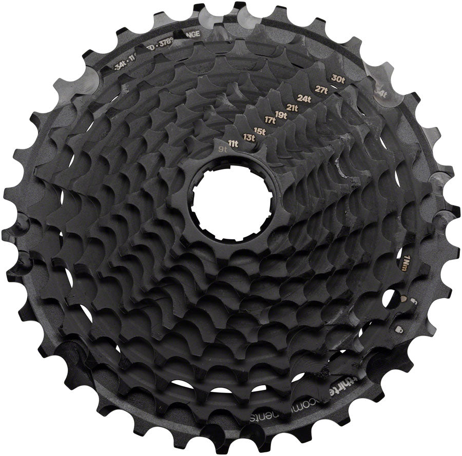 e*thirteen XCX Plus Cassette - 11 Speed, 9-34t, Black, For XD Driver Body