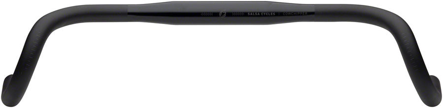 Salsa Cowchipper Deluxe Drop Handlebar - Aluminum, 31.8mm, Black