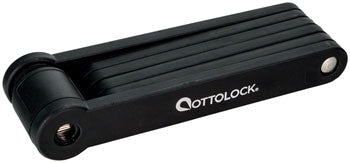 OTTOLOCK Sidekick Ebike Folding Lock - Keyed, Includes Mount, Black