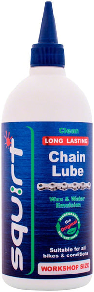 Squirt Chain Lube, Long Lasting, 17oz