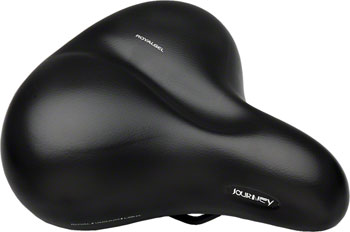 Selle Royal Journey Cruiser Saddle - Steel, Black, Unisex