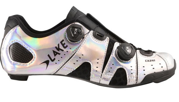 Lake CX241 Chrome / Black Road Cycling Shoe
