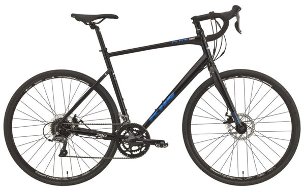 KHS Flite 280 Disc Road Bike, Small, Black